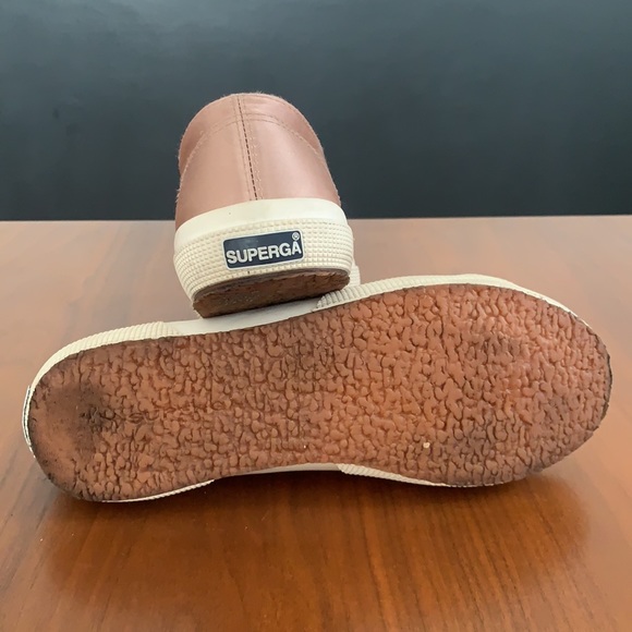 Superga Women's 2750 Satin blush rose Fashion Sneaker, size 8 - Picture 9 of 10